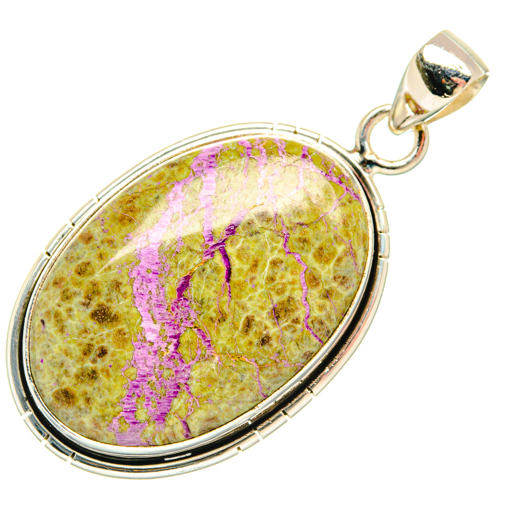 Stichtite Pendants handcrafted by Ana Silver Co - PD29234 - Photo 2