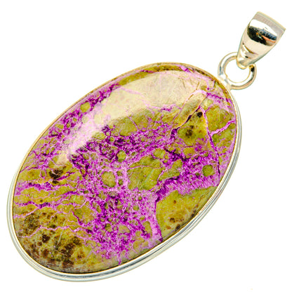 Stichtite Pendants handcrafted by Ana Silver Co - PD29237 - Photo 2