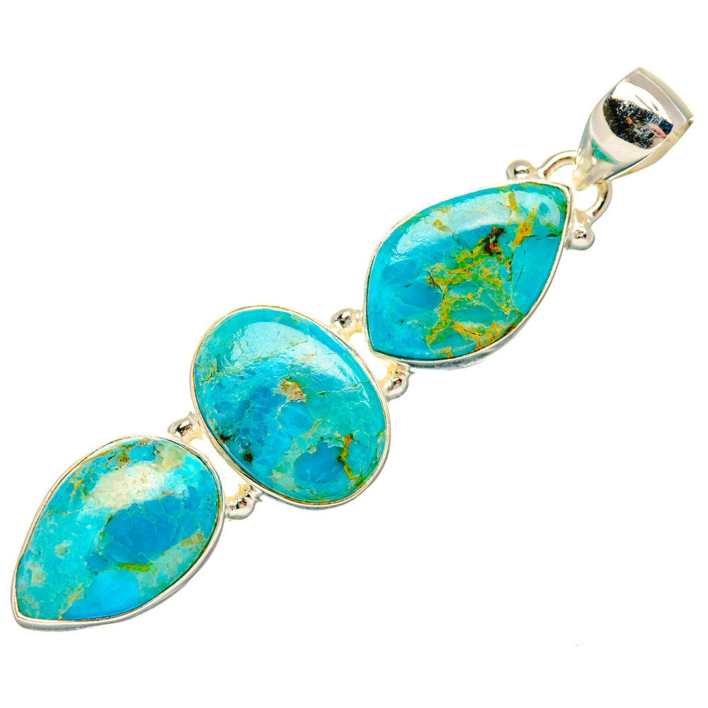 Chrysocolla Pendants handcrafted by Ana Silver Co - PD29249 - Photo 2