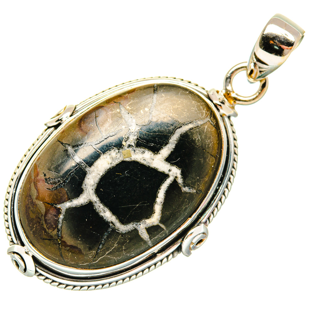 Septarian Geode Pendants handcrafted by Ana Silver Co - PD29254 - Photo 2