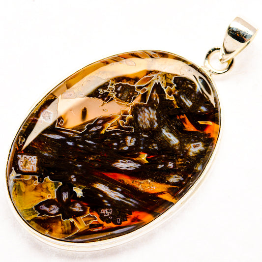 Turkish Tube Agate Pendants handcrafted by Ana Silver Co - PD29276 - Photo 2