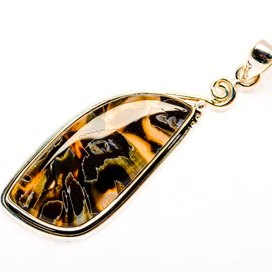 Turkish Tube Agate Pendants handcrafted by Ana Silver Co - PD29280 - Photo 2