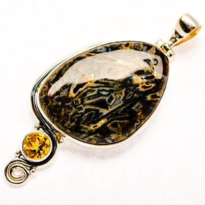 Turkish Tube Agate Pendants handcrafted by Ana Silver Co - PD29284 - Photo 2
