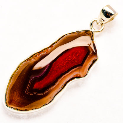 Botswana Agate Pendants handcrafted by Ana Silver Co - PD29285 - Photo 2
