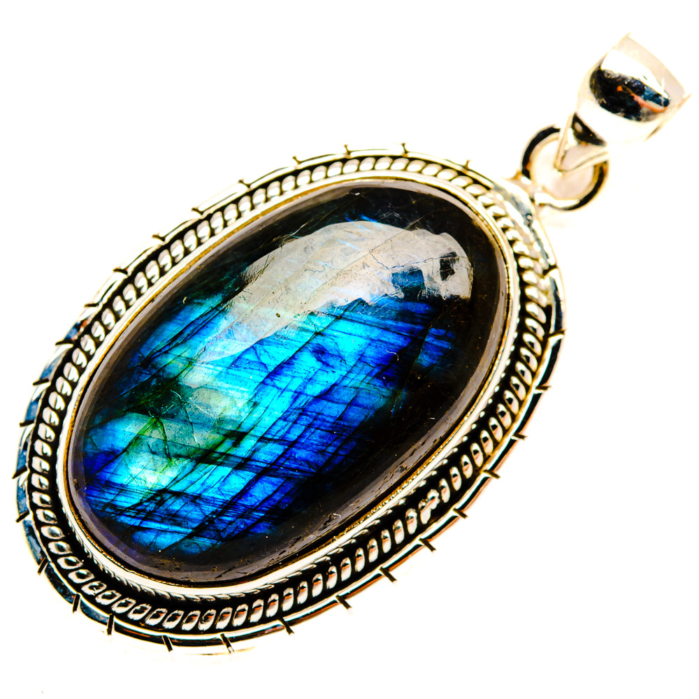 Labradorite Pendants handcrafted by Ana Silver Co - PD29300 - Photo 2