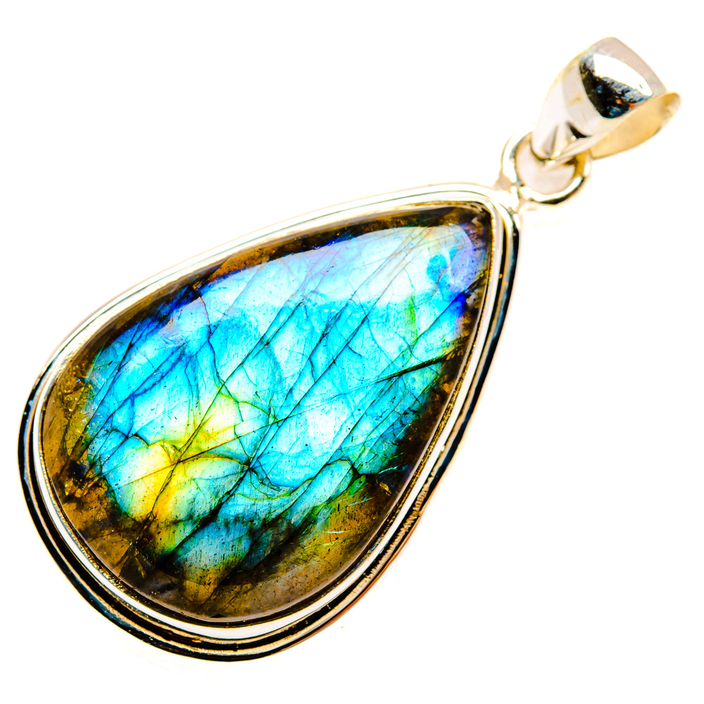 Labradorite Pendants handcrafted by Ana Silver Co - PD29305 - Photo 2