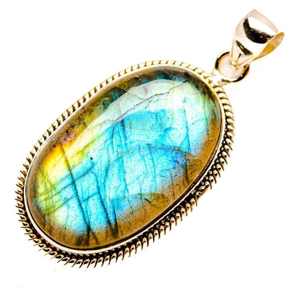 Labradorite Pendants handcrafted by Ana Silver Co - PD29307 - Photo 2