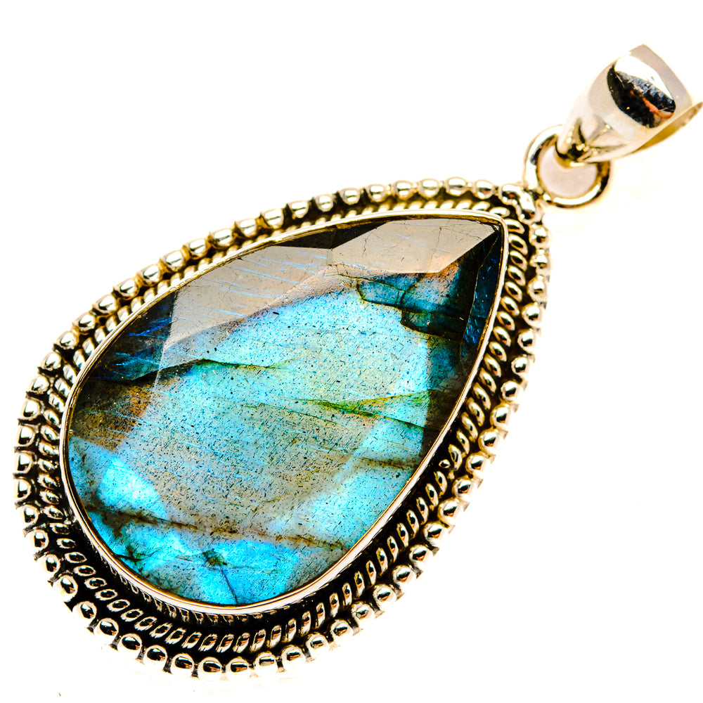 Labradorite Pendants handcrafted by Ana Silver Co - PD29309 - Photo 2