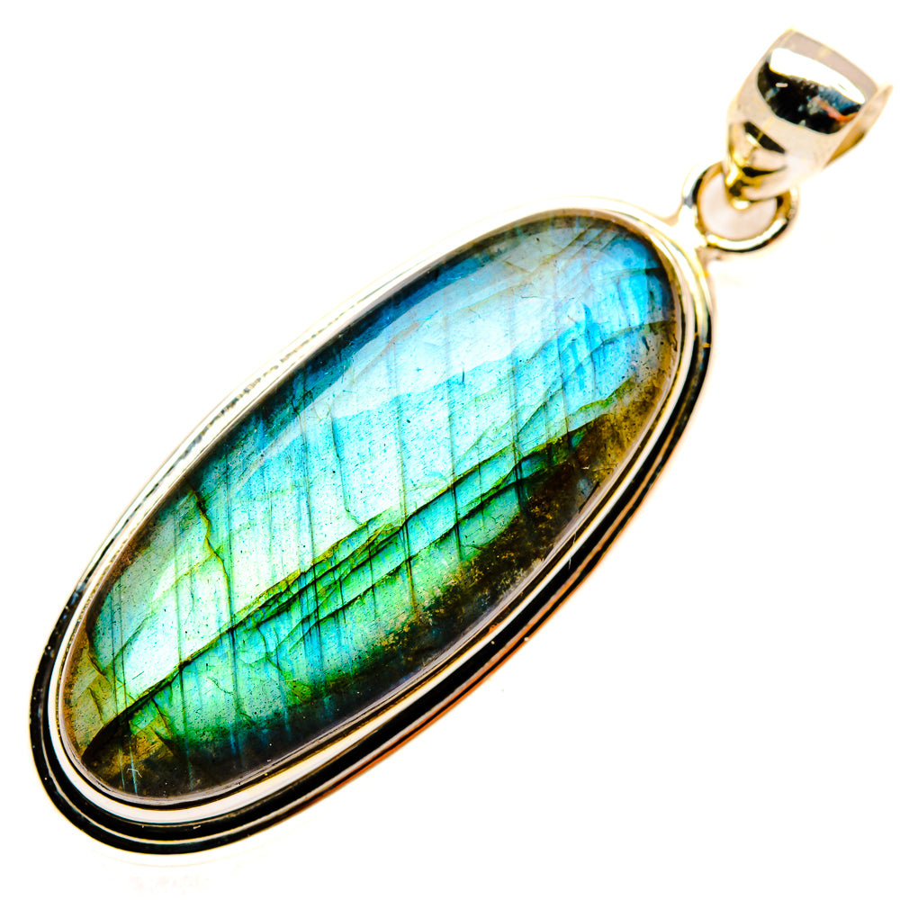 Labradorite Pendants handcrafted by Ana Silver Co - PD29313 - Photo 2