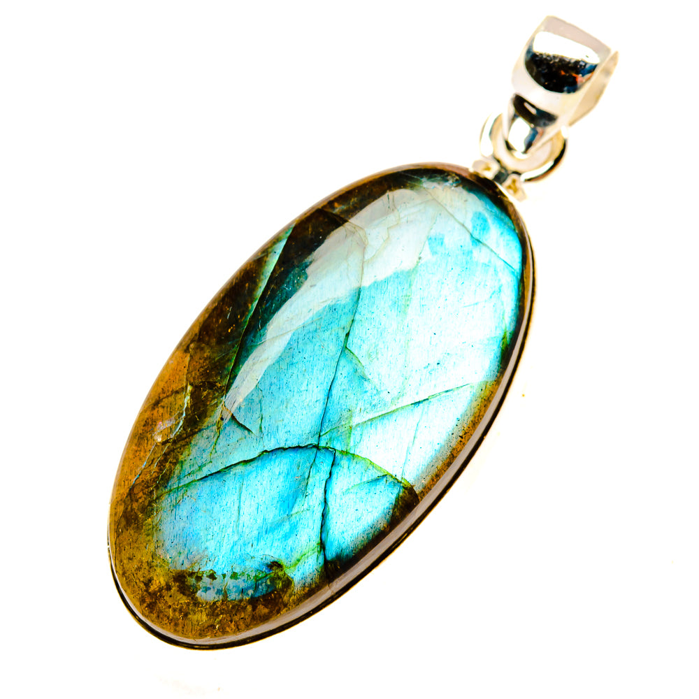 Labradorite Pendants handcrafted by Ana Silver Co - PD29315 - Photo 2