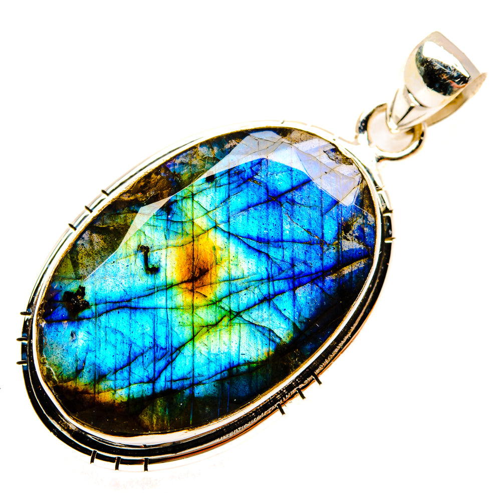 Labradorite Pendants handcrafted by Ana Silver Co - PD29326 - Photo 2