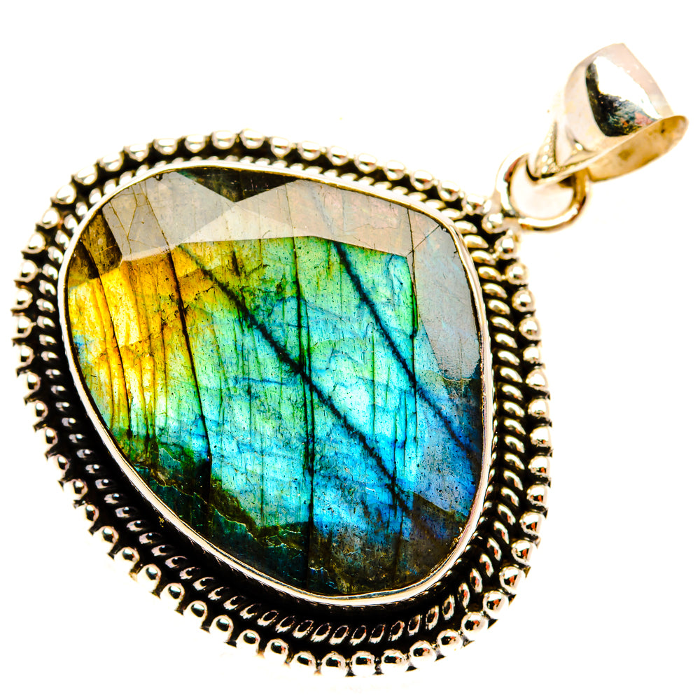 Labradorite Pendants handcrafted by Ana Silver Co - PD29334 - Photo 2