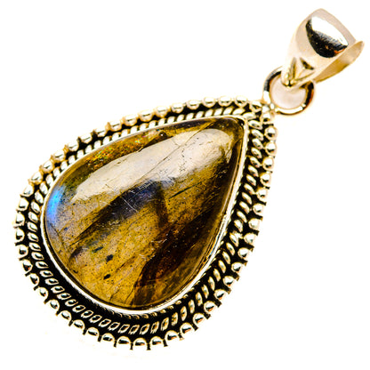 Labradorite Pendants handcrafted by Ana Silver Co - PD29343 - Photo 2