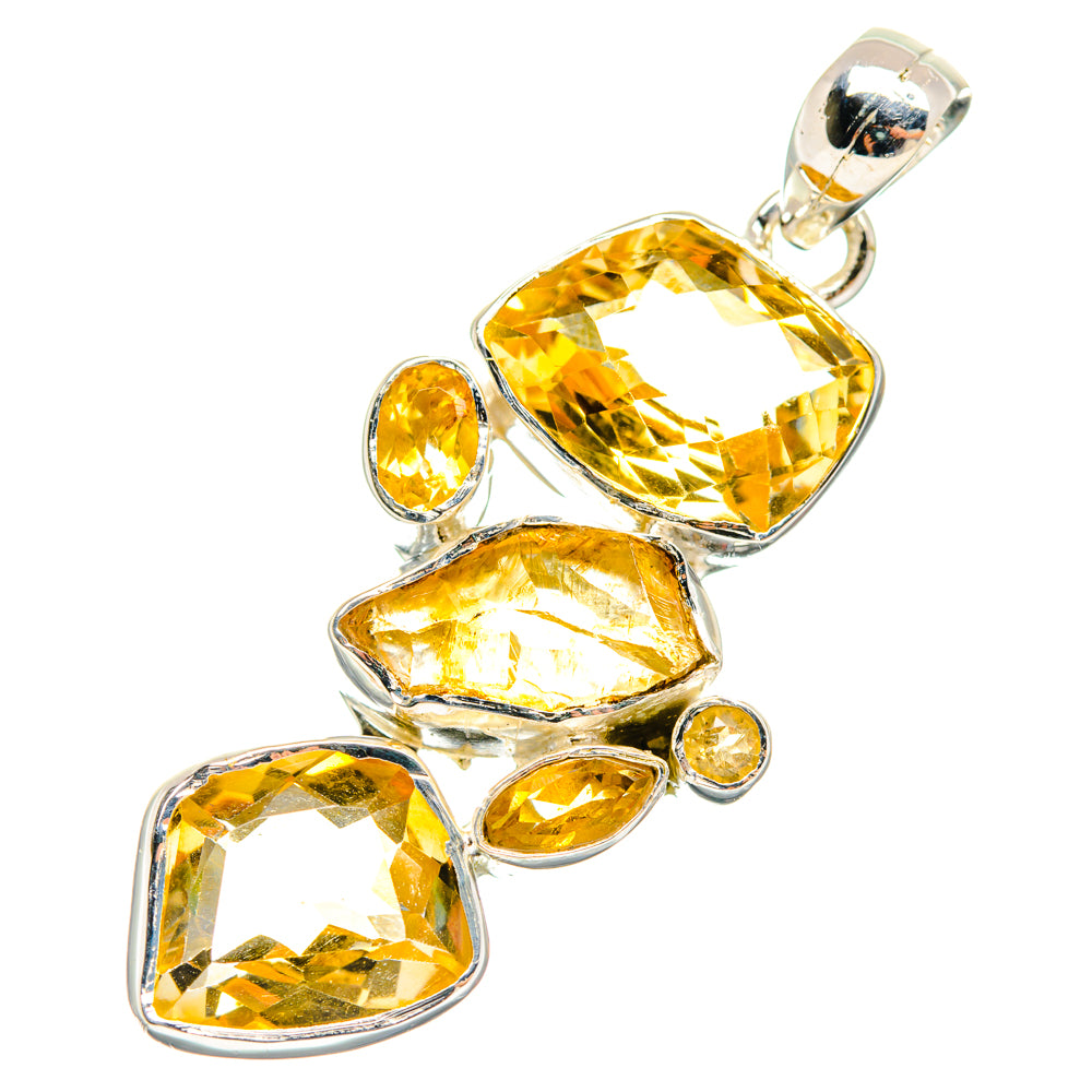 Citrine Pendants handcrafted by Ana Silver Co - PD29350 - Photo 2