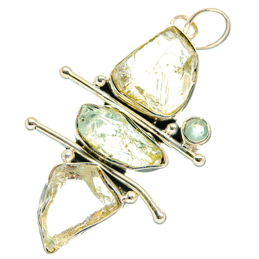 Green Amethyst Pendants handcrafted by Ana Silver Co - PD29357 - Photo 2