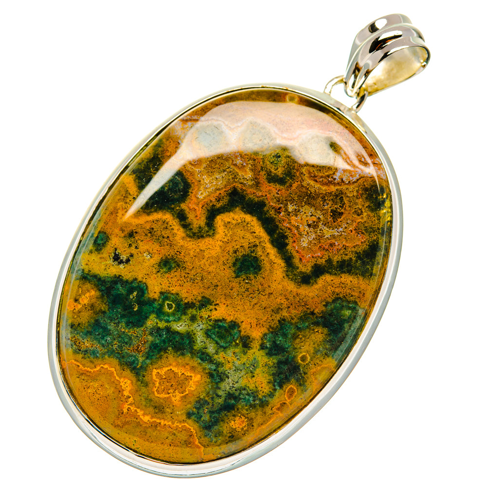 Ocean Jasper Pendants handcrafted by Ana Silver Co - PD29369 - Photo 2
