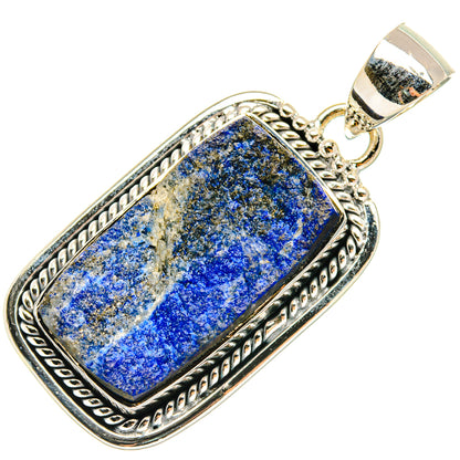 Lapis Lazuli Pendants handcrafted by Ana Silver Co - PD29373 - Photo 2