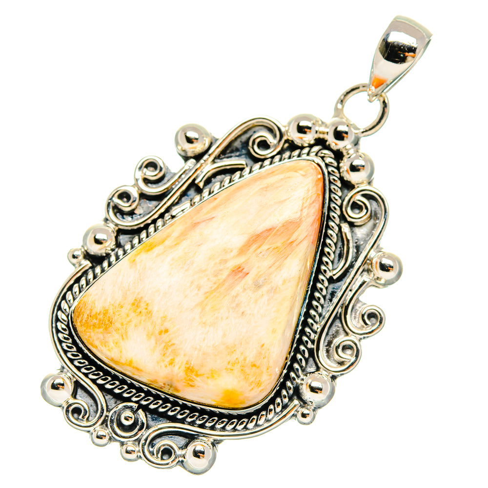 Scolecite Pendants handcrafted by Ana Silver Co - PD29374 - Photo 2