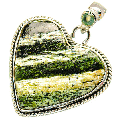 Green Swiss Opal Pendants handcrafted by Ana Silver Co - PD29382 - Photo 2