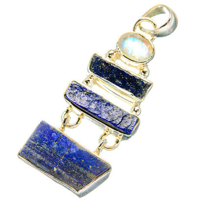 Lapis Lazuli Pendants handcrafted by Ana Silver Co - PD29384 - Photo 2