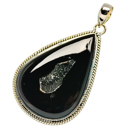Black Onyx Pendants handcrafted by Ana Silver Co - PD29414 - Photo 2