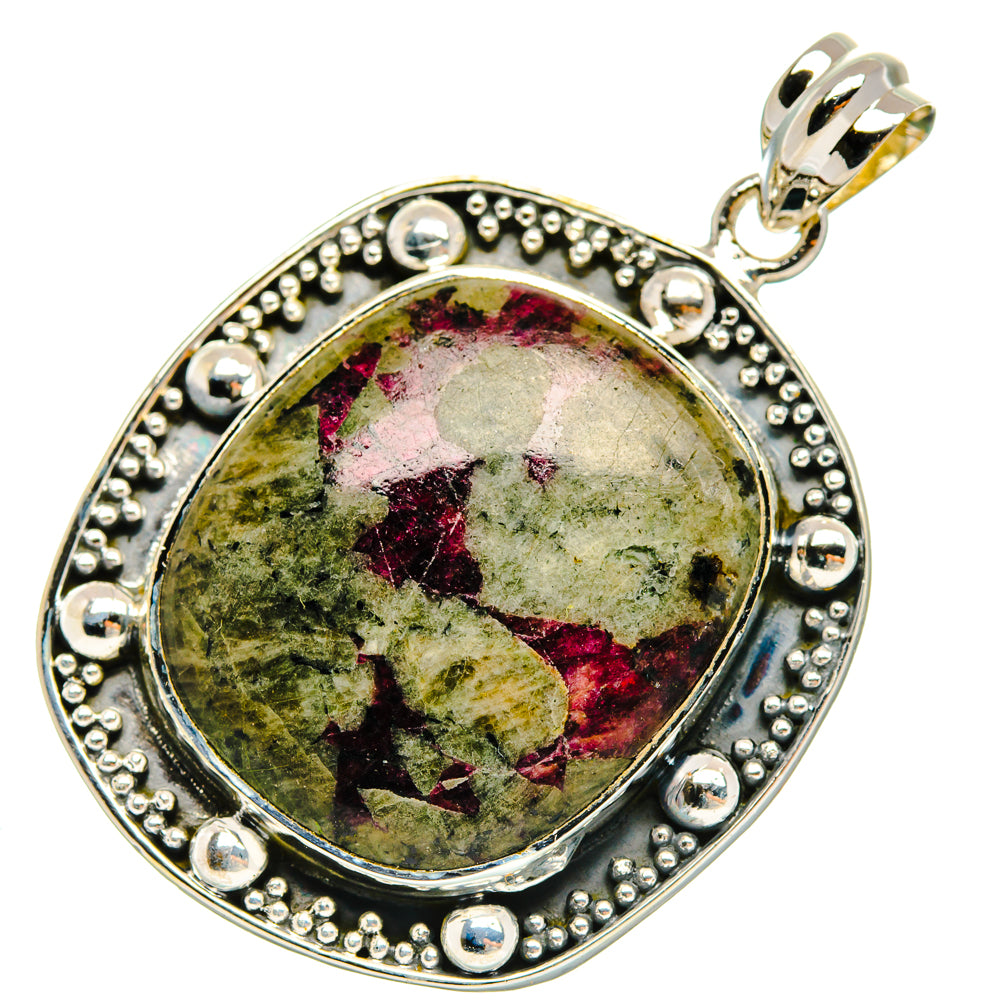 Russian Eudialyte Pendants handcrafted by Ana Silver Co - PD29419 - Photo 2