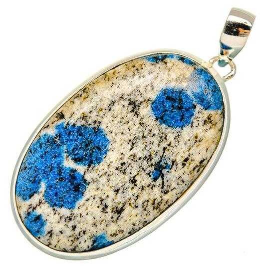 K2 Blue Azurite Pendants handcrafted by Ana Silver Co - PD29430 - Photo 2