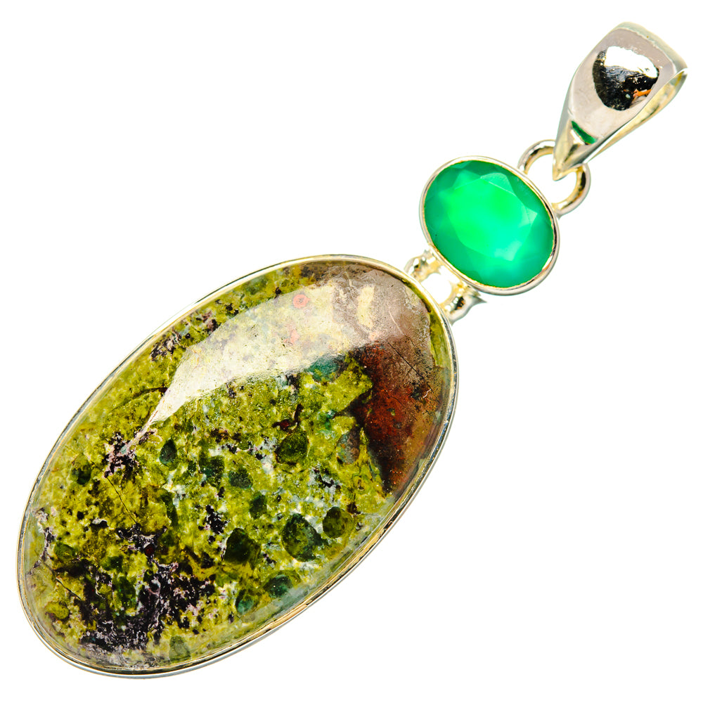 Dragon's Blood Stone Pendants handcrafted by Ana Silver Co - PD29436 - Photo 2