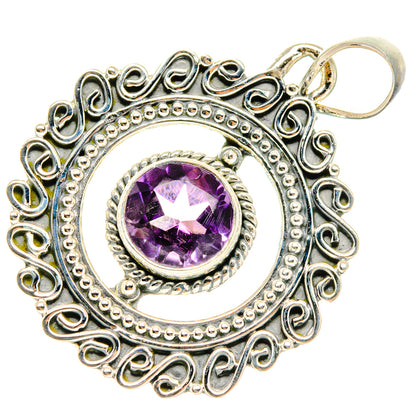 Amethyst Pendants handcrafted by Ana Silver Co - PD29441 - Photo 2
