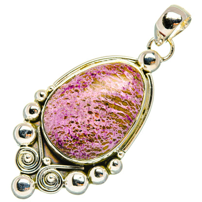 Stichtite Pendants handcrafted by Ana Silver Co - PD29446 - Photo 2