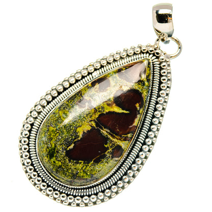 Dragon's Blood Stone Pendants handcrafted by Ana Silver Co - PD29449 - Photo 2