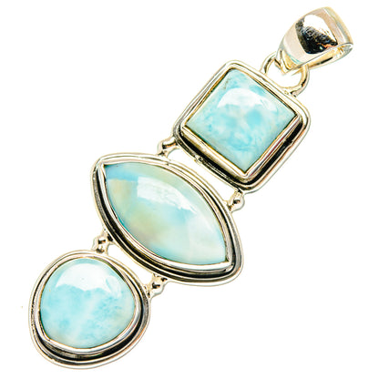 Larimar Pendants handcrafted by Ana Silver Co - PD29451 - Photo 2