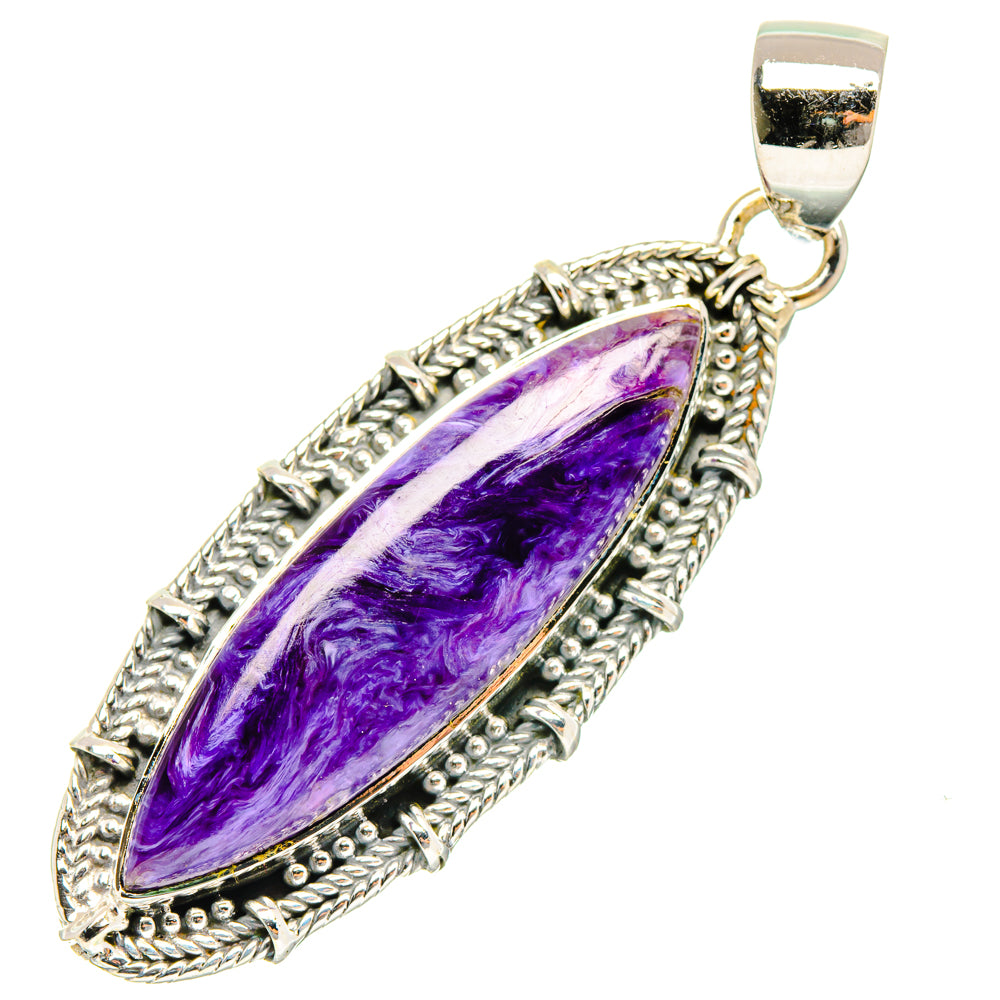 Charoite Pendants handcrafted by Ana Silver Co - PD29459 - Photo 2