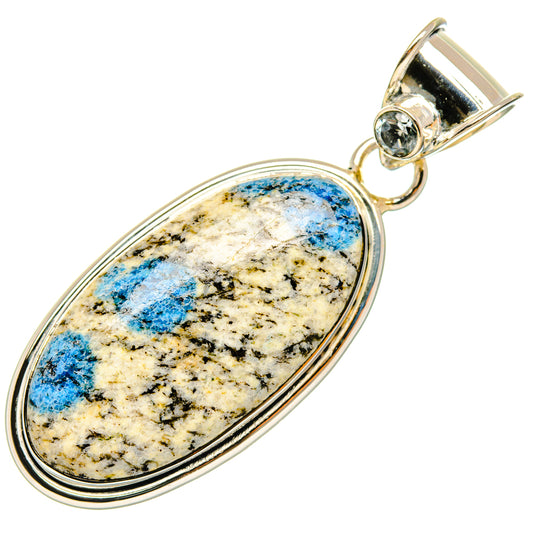 K2 Blue Azurite Pendants handcrafted by Ana Silver Co - PD29463 - Photo 2