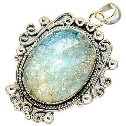 Aquamarine Pendants handcrafted by Ana Silver Co - PD29466 - Photo 2
