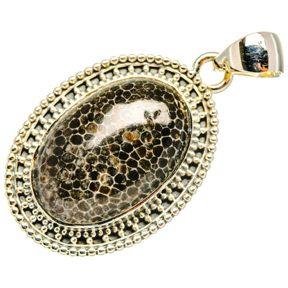 Stingray Coral Pendants handcrafted by Ana Silver Co - PD29480 - Photo 2