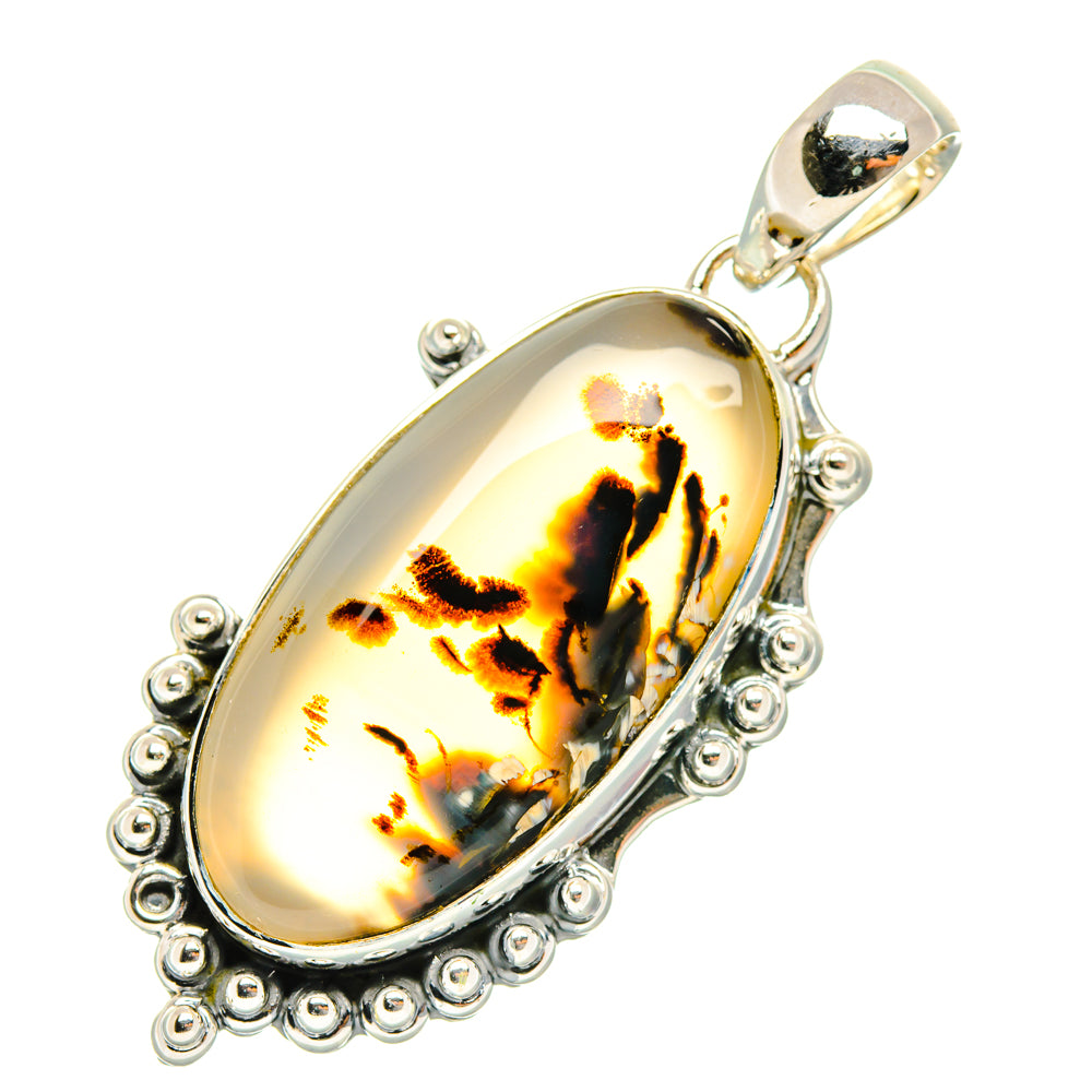 Montana Agate Pendants handcrafted by Ana Silver Co - PD29493 - Photo 2