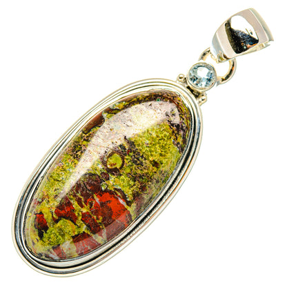 Dragon's Blood Stone Pendants handcrafted by Ana Silver Co - PD29495 - Photo 2