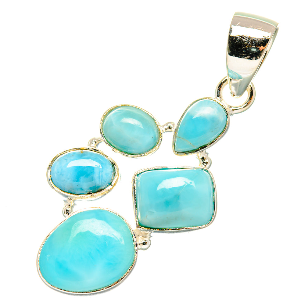 Larimar Pendants handcrafted by Ana Silver Co - PD29498 - Photo 2