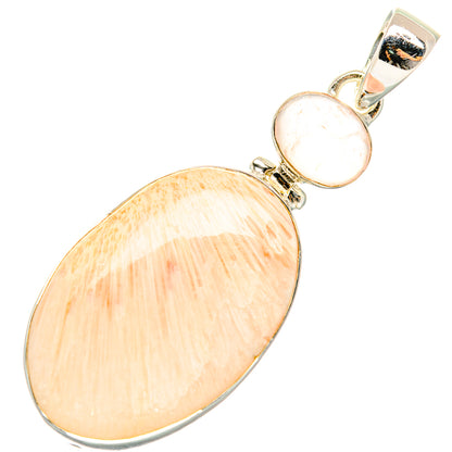 Scolecite Pendants handcrafted by Ana Silver Co - PD29506 - Photo 2