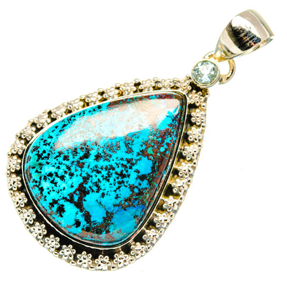 Shattuckite Pendants handcrafted by Ana Silver Co - PD29514 - Photo 2