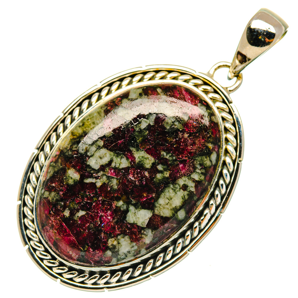 Russian Eudialyte Pendants handcrafted by Ana Silver Co - PD29522 - Photo 2