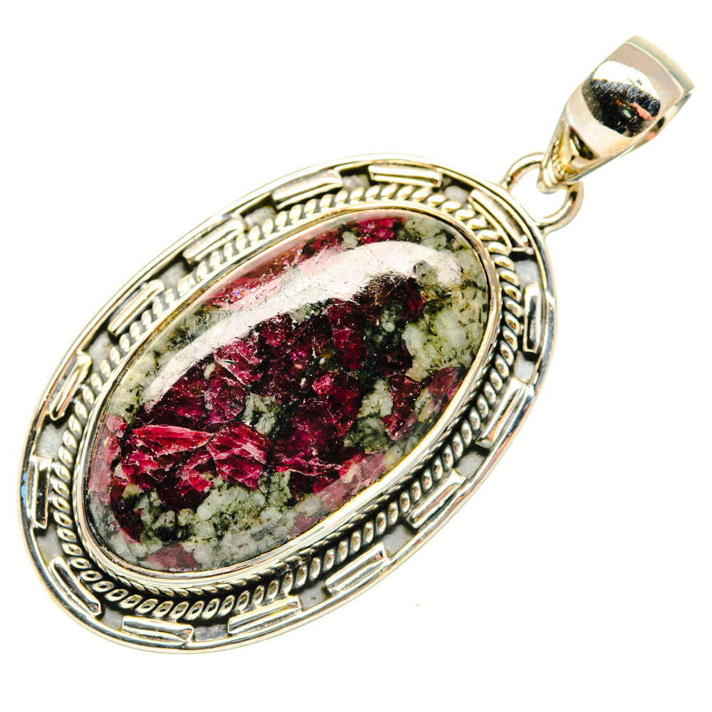 Russian Eudialyte Pendants handcrafted by Ana Silver Co - PD29523 - Photo 2