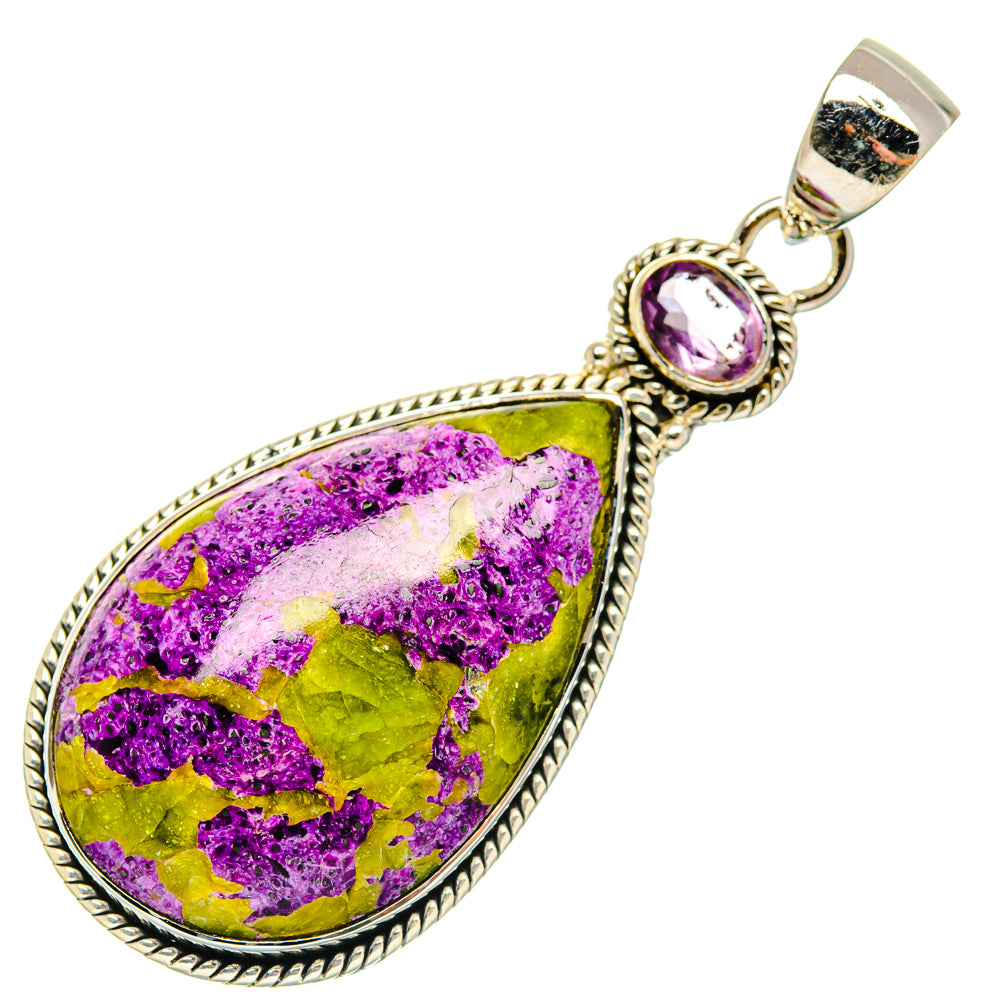 Atlantisite, Amethyst Pendants handcrafted by Ana Silver Co - PD29529 - Photo 2