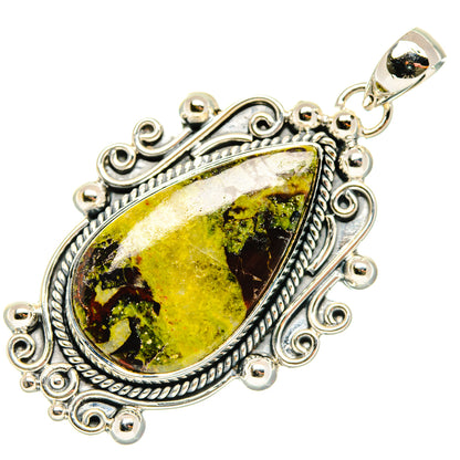 Dragon's Bloodstone Pendants handcrafted by Ana Silver Co - PD29540 - Photo 2