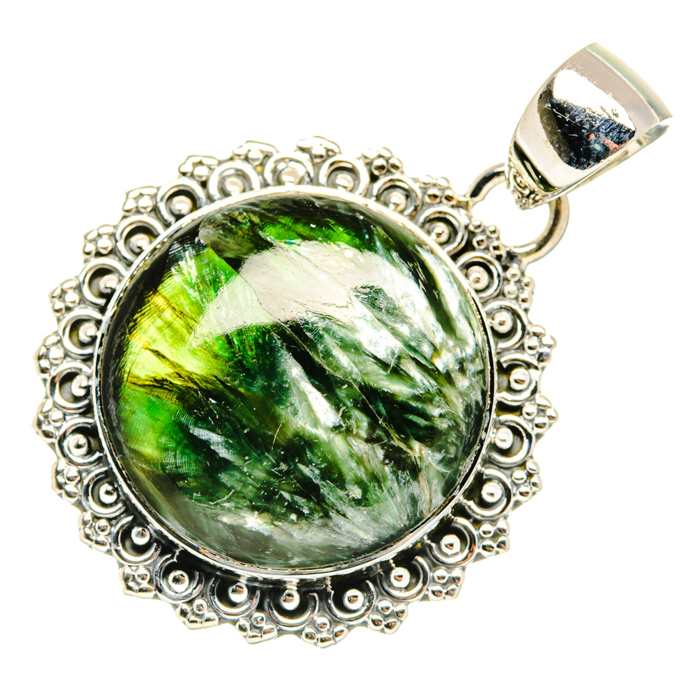 Seraphinite Pendants handcrafted by Ana Silver Co - PD29571 - Photo 2