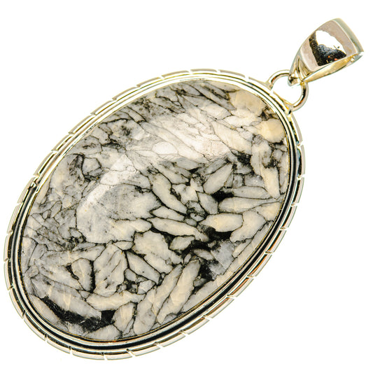 Pinolith Jasper Pendants handcrafted by Ana Silver Co - PD29582 - Photo 2