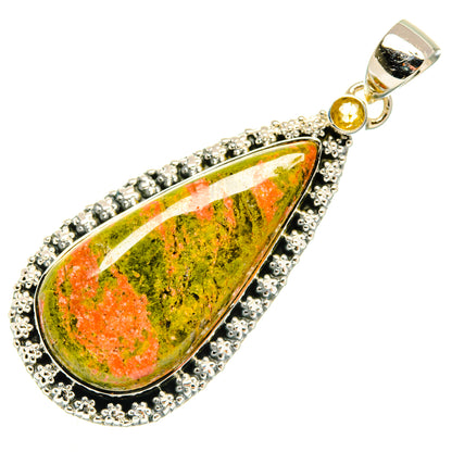 Unakite Pendants handcrafted by Ana Silver Co - PD29583 - Photo 2