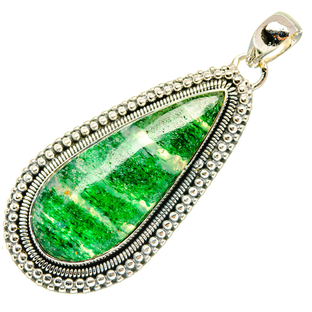 Green Aventurine Pendants handcrafted by Ana Silver Co - PD29584 - Photo 2