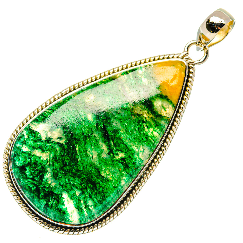 Green Aventurine Pendants handcrafted by Ana Silver Co - PD29593 - Photo 2